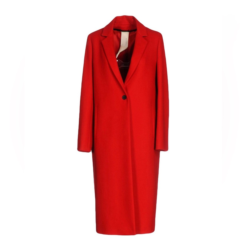 Italian Red Alert Vibrant  Women's Coat
